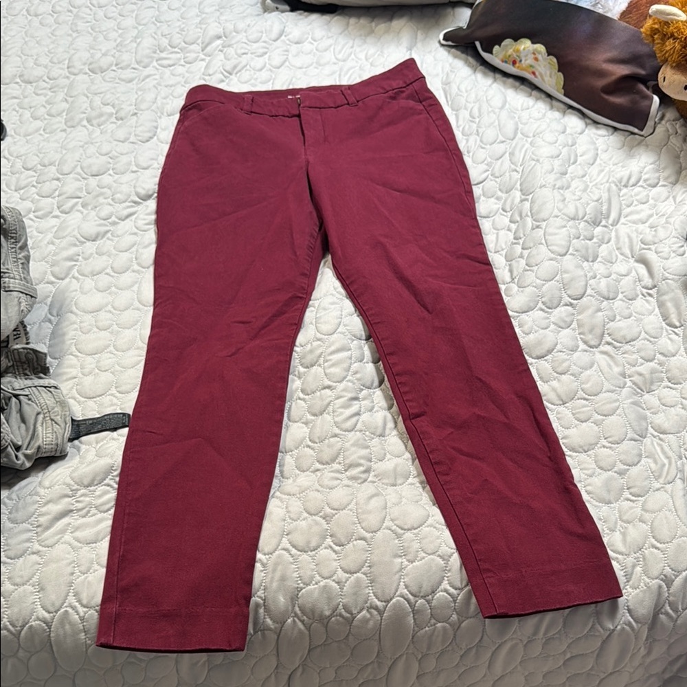 Women’s Burgundy Pants